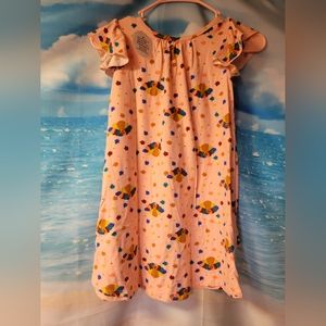 Dot Dot Smile NWT In Package Size 5/6 Swing‎ Dress Turkeys Thanksgiving